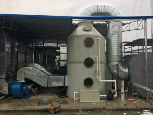 深圳工業廢氣處理設備 活性炭吸附箱安裝工程 車間環保廢氣處理設備安裝
