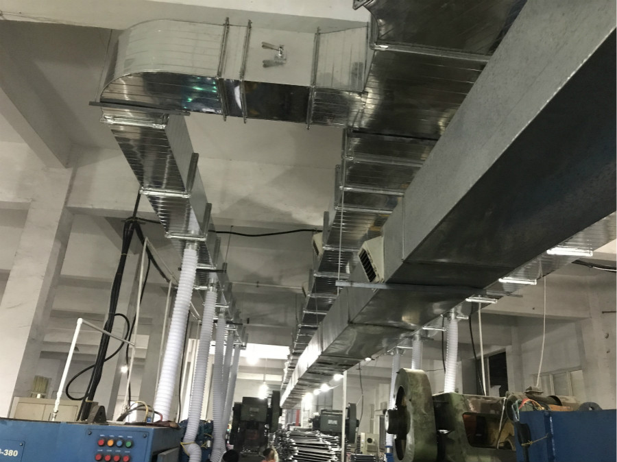 深圳通風管道廠家承接平湖廠房降溫通風管道安裝工程