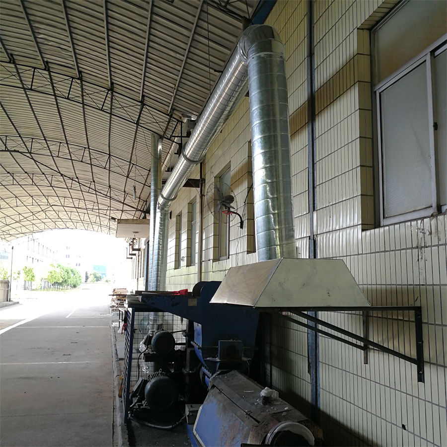 寶安通風管道安裝公司承接五金制品廠車間排煙管道安裝工程 安裝車間排煙管道