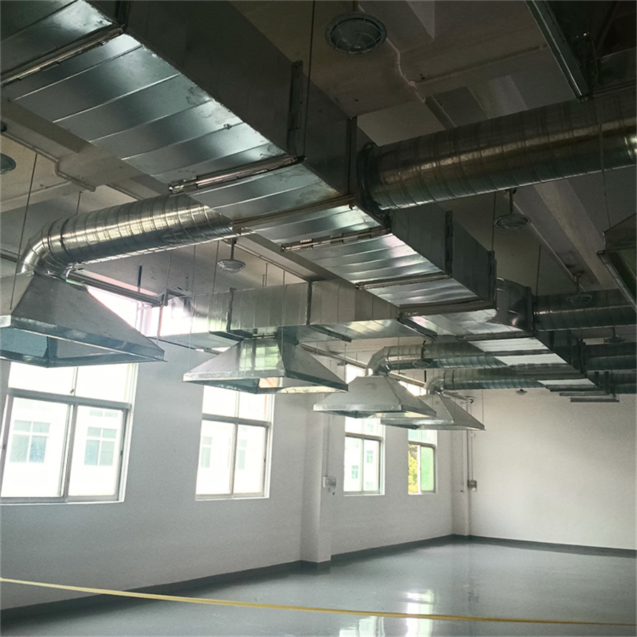 光明排煙管道安裝工程公司承接五金車間除塵廢氣管道安裝工程