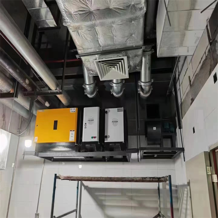 寶安餐飲店廚房排煙管道安裝 大排檔廚房抽油機安裝 夜宵店廚房排煙管道安裝