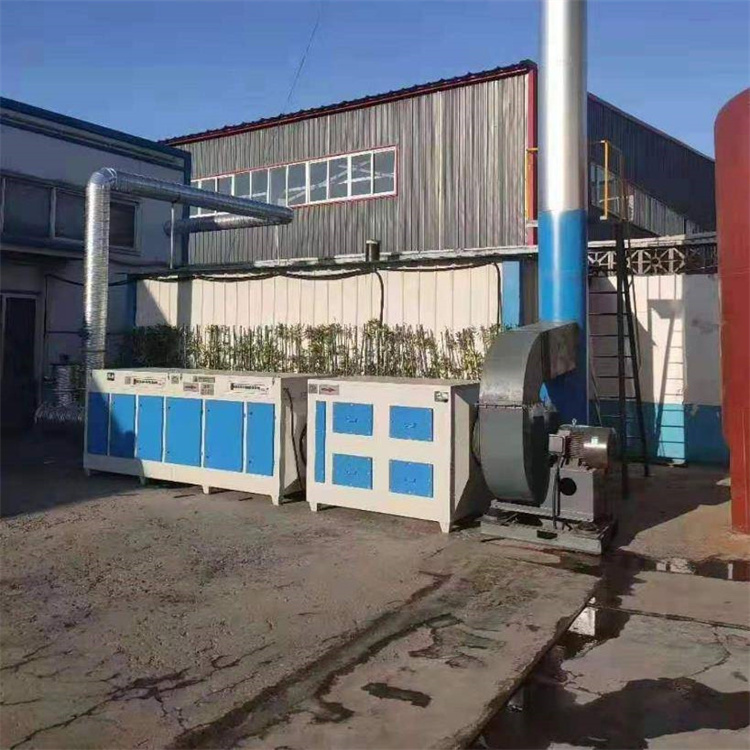 工廠廢氣管道安裝工程 車間排煙廢物管道施工 工業廢氣處理設備活性炭吸附箱