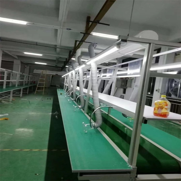 貼片車間排煙管 五金電子廠排煙管道安裝 流水線排煙廢氣管道 排煙集氣罩安裝