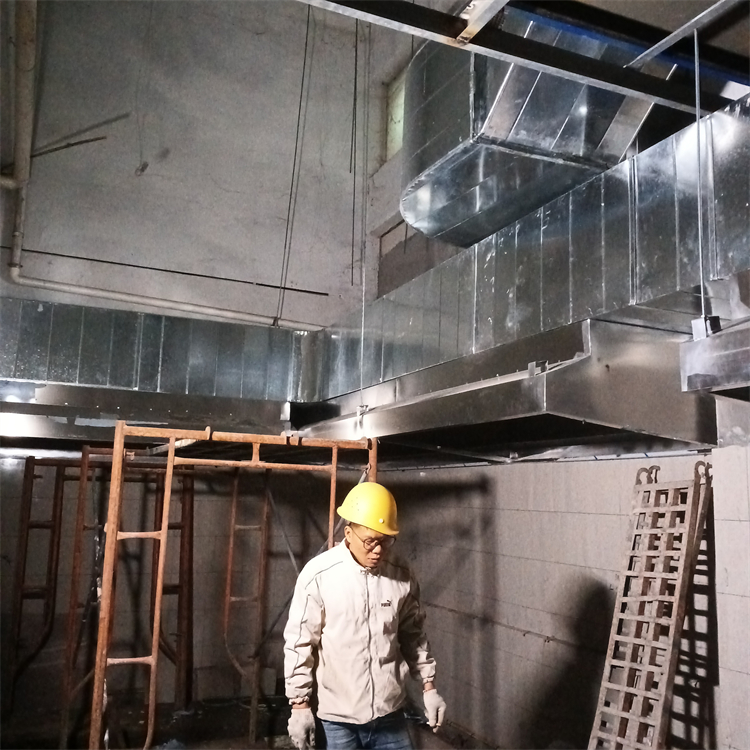 酒樓餐飲排煙管道安裝工程 福田餐飲排煙管道安裝工程隊