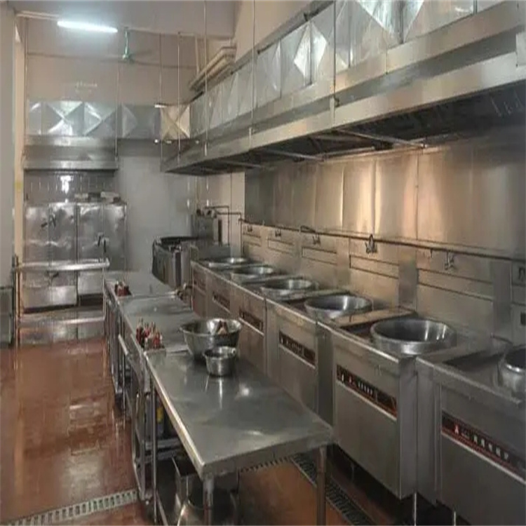 沙井食堂排煙管道安裝工程 新橋公司廚房油煙管道安裝 松崗廚房排煙管道安裝
