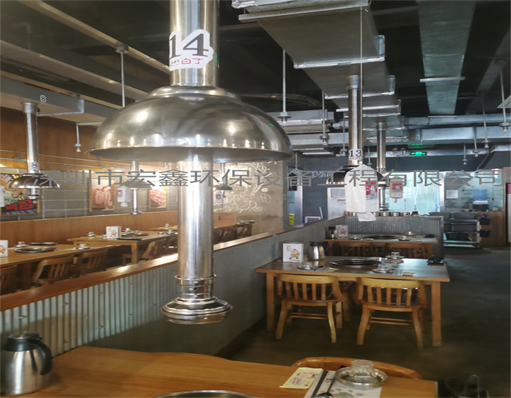 福田烤肉店排煙管道安裝 梅林烤肉店排煙管道安裝 富華烤肉店排煙管安裝