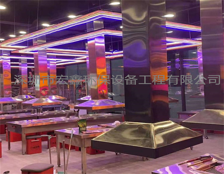 西鄉烤肉店油煙管道安裝工程 新安烤肉店排煙管道安裝 寶安油煙管道安裝公司