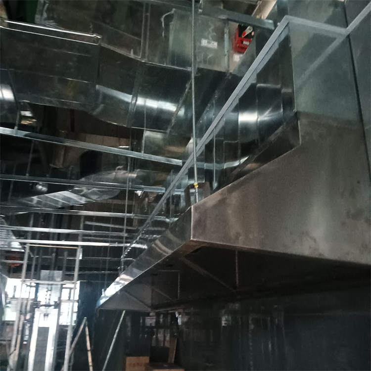 深圳酒店廚房抽油煙機安裝 南山酒店油煙凈化器安裝 福田廚房排煙管道安裝